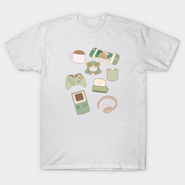 cozy gamin 2 T-Shirt by littlemoondance